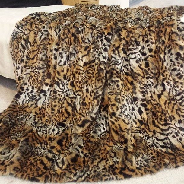 The Throw Company British made faux fur