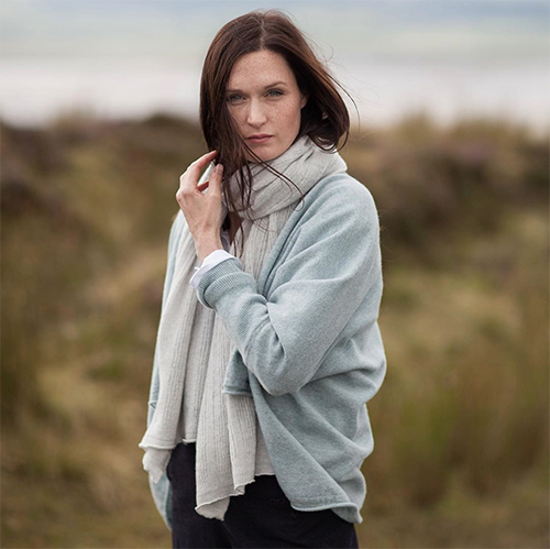 Oubas Knitwear British-made scarves