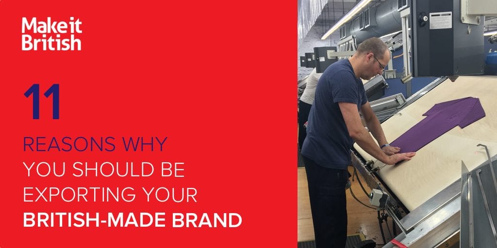 exporting your British-made brand