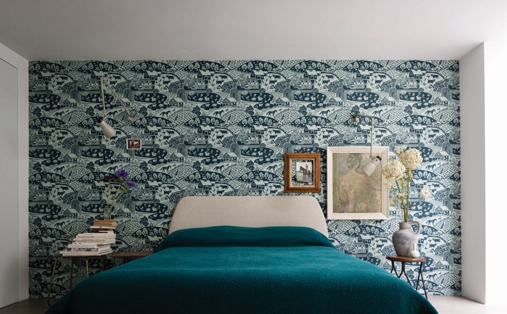 decorating, wallpaper, wallcoverings, wallpaper week, British-made wallpaper