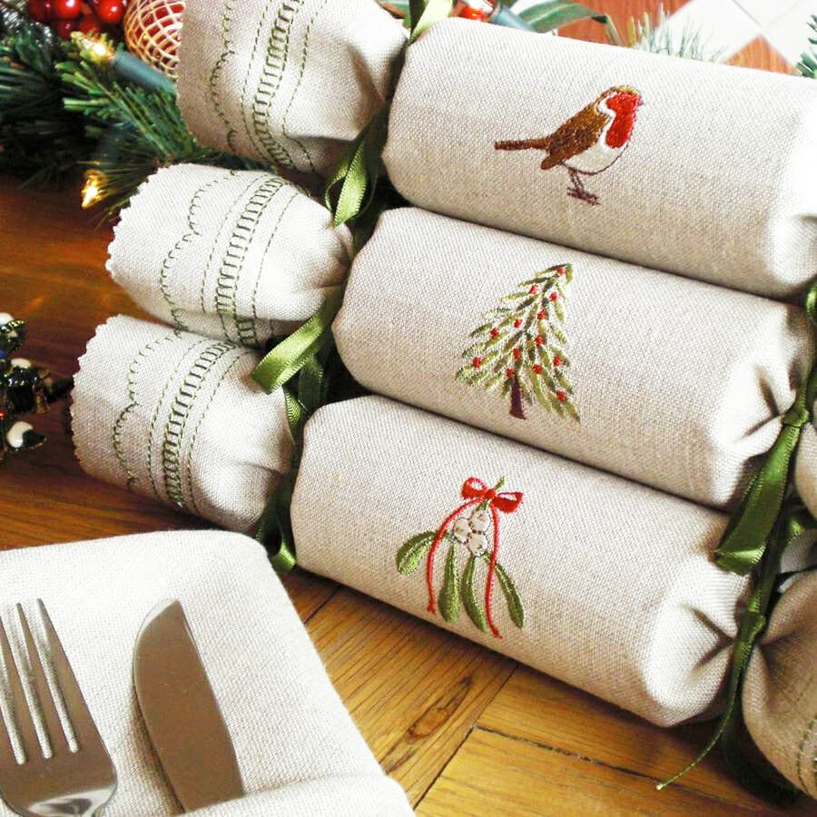 christmas decorations, crackers