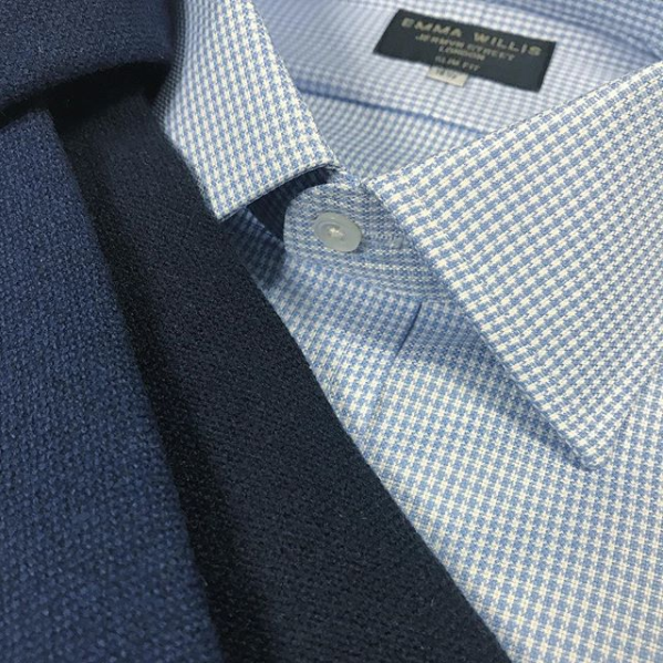 English men's shirt maker Emma Willis