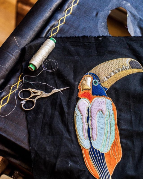 Embroidery, beadwork