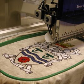 weaving, embroidery, badges, trim