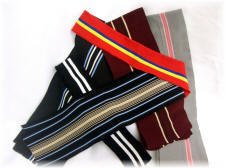 ribbing, collar, cuffs