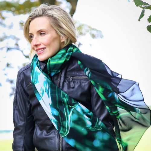 Charlotte Broady British made silk scarves