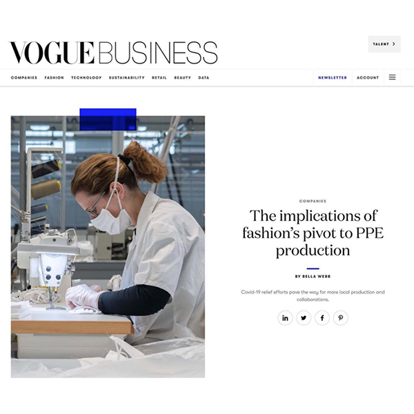 The implications of fashion's pivot to PPE production