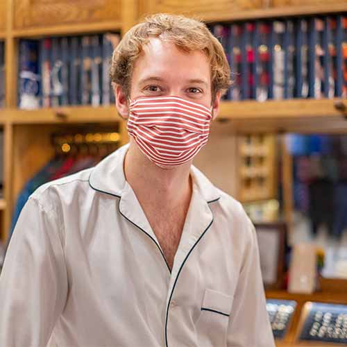 Budd Shirtmakers Cotton Face Mask