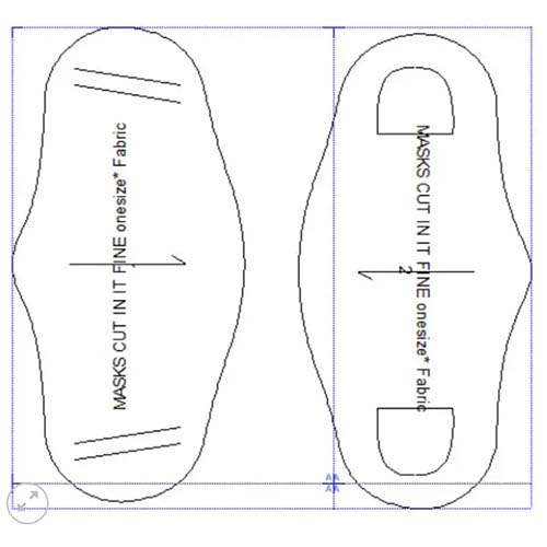 Vetigraph Fashion Digital Solutions face mask pattern