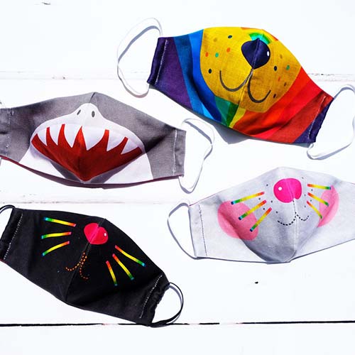 Wild Things kids face masks made in the UK