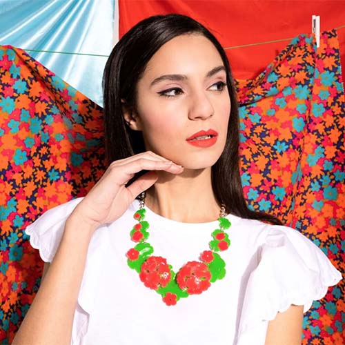 Tatty Devine, statement accessories, statement pieces, bright accessories, fun accessories, resin, perspex, edgy, womens accessories
