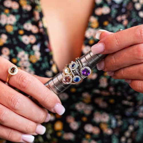 Jeweller's Loupe, ethical accessories, british craftsmanship, heritage, gemstone rings, luxury rings, award winning jewellers, sustainable jewellery