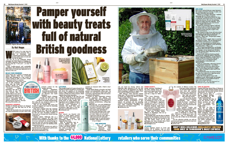 Brilliantly British: Best of British Beauty & Wellbeing Article written by Kat Hopps