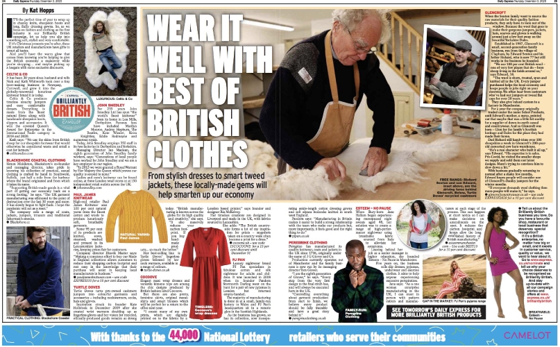 Brilliantly British, uk-made, made in Britain, British brands, British clothing