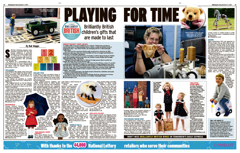 Brilliantly British: Best of British Children's Goods Article written by Kat Hopps
