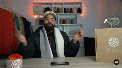 Mars Knitwear, Intro Video Gif