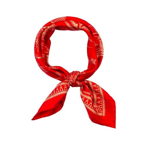 Marettimo Red Silk Bandana From Laslett England