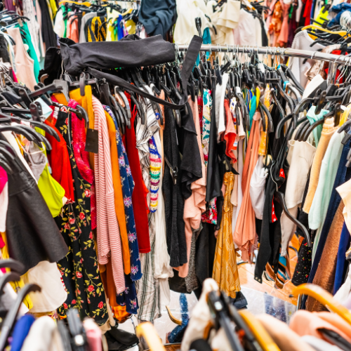 Fast fashion mass clothing waste