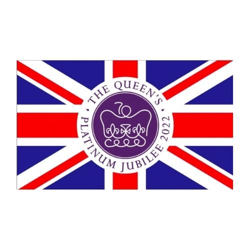 Union Jack Queen's Platinum Jubilee Flags and Bunting by Red Dragon Flagmakers