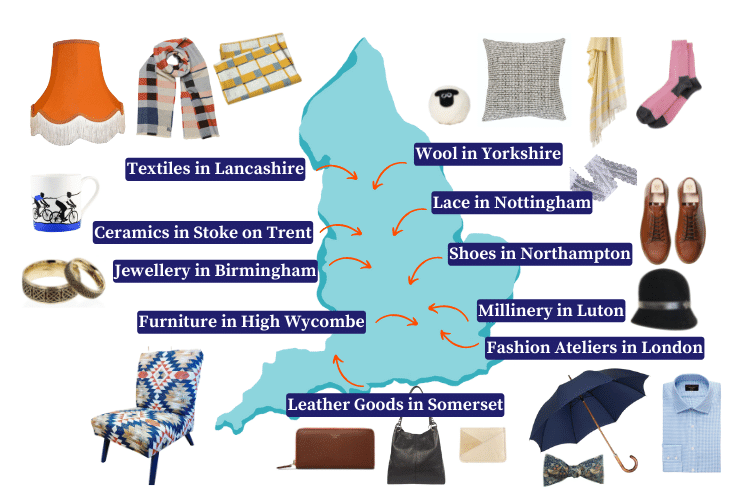 Made in England Infographic | buying products made in England | Make it British Blog 2022