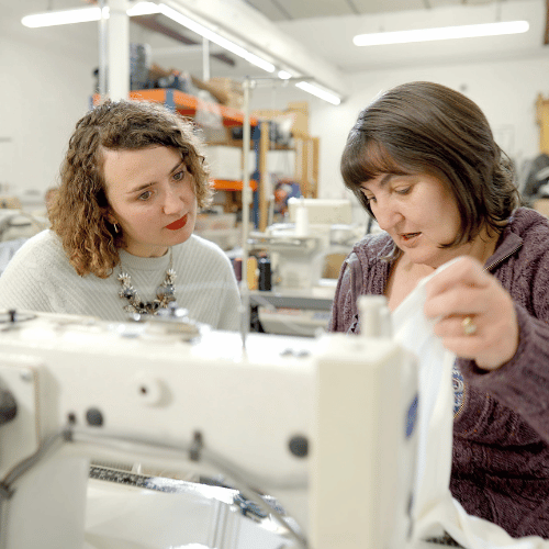 Lotus Maternity with Nottingham based manufacturer Phoenix Clothing