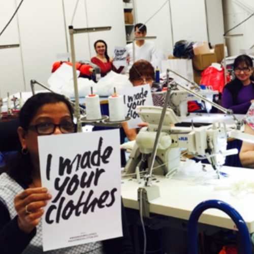 Fashion Revolution - Who made my clothes campaign uk manufacturing