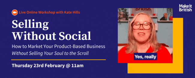 Selling Without Social Workshop - Email Banner