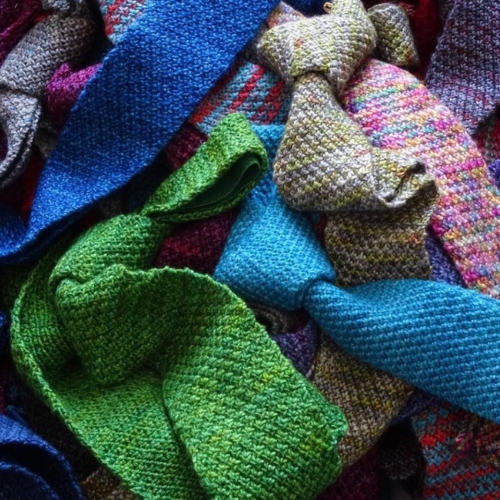 Penelope Cream - Knitted Ties, UK-made mens accessories