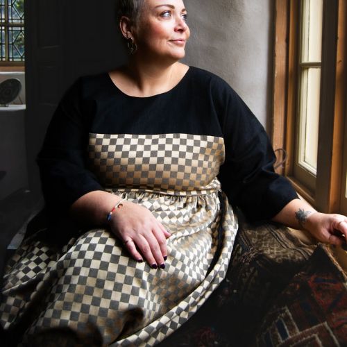 House of Flint Checkerboard Dress