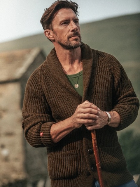 &SONS British wool cardigan